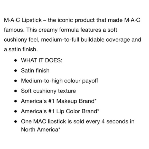 MAC AMOROUS FULL SIZE LIPSTICK NEW - Picture 5 of 15